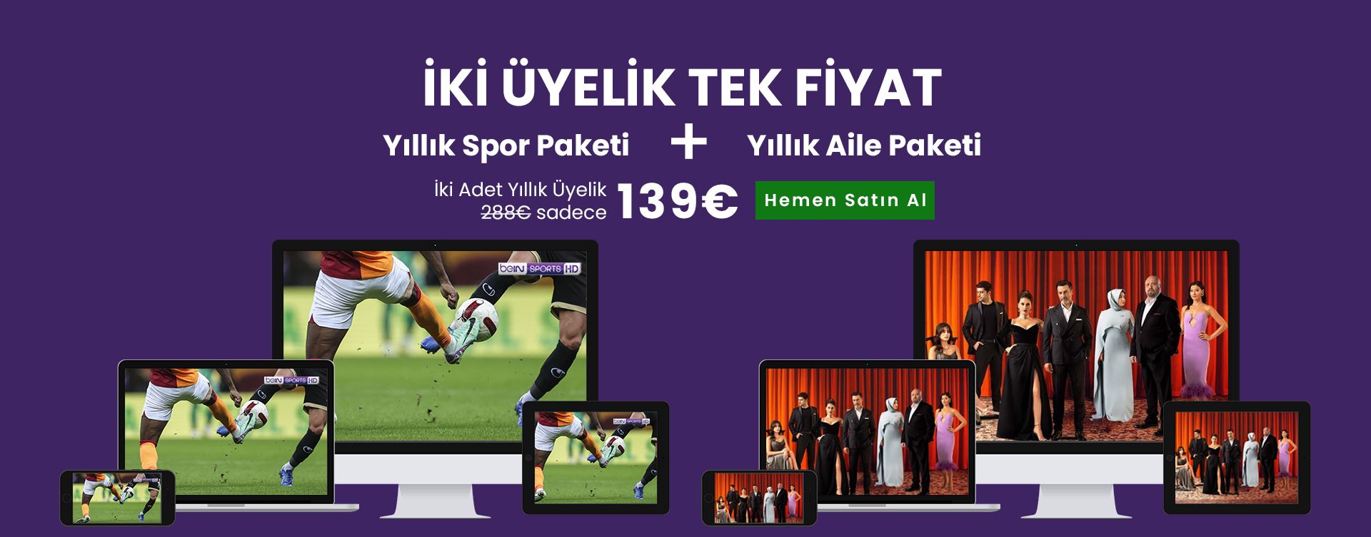 IKI UYELIK BANNER